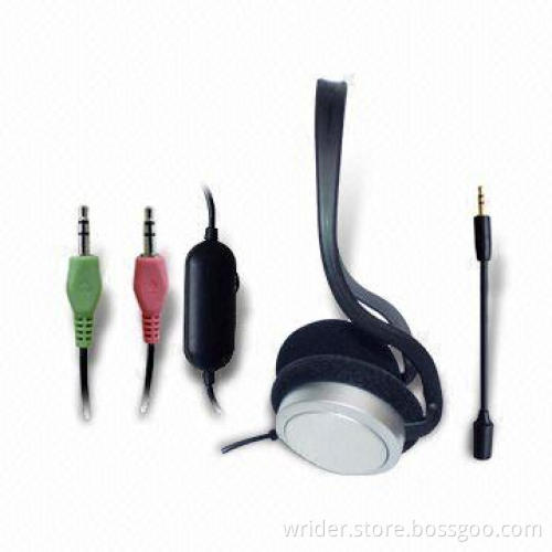 Wired Computer Headset with 40mm Speaker Driver and Surround Sound Effect